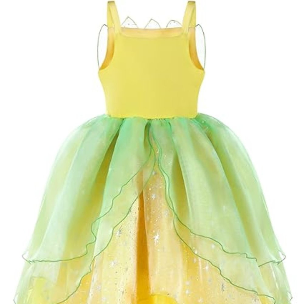 Princess Tiana Dress | Only 2  Avaliable 140-1, 150-2 Pls Grab Great Deal - Picture 3 of 5